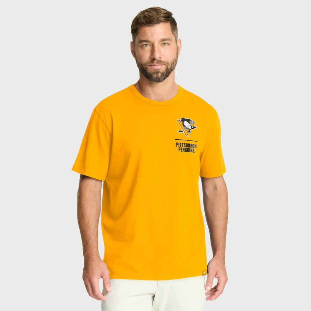 Pittsburgh Penguins Fanatics Crash The Net Legacy T-Shirt - Gold | US 202757005