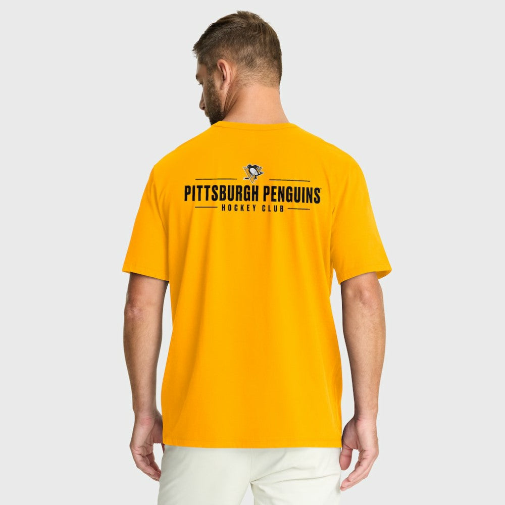 Pittsburgh Penguins Fanatics Crash The Net Legacy T-Shirt - Gold | US 202757005