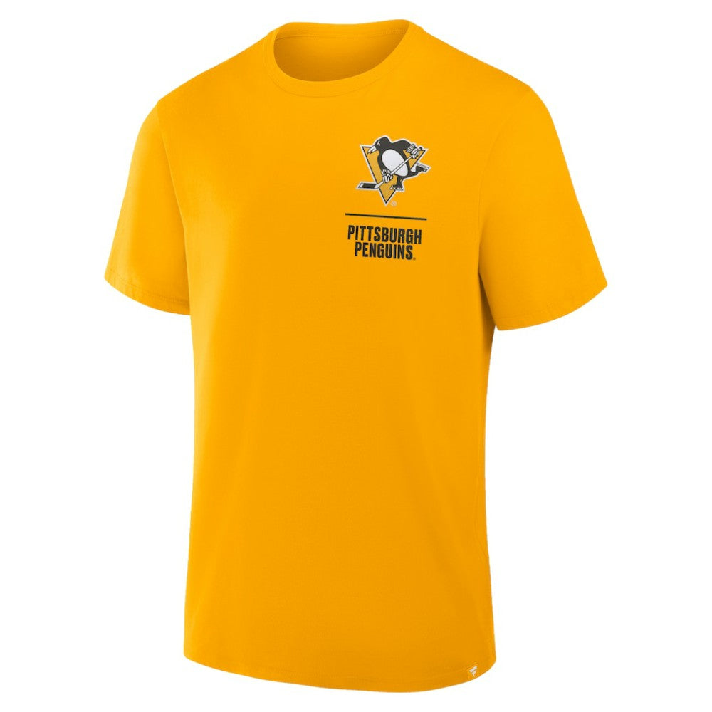 Pittsburgh Penguins Fanatics Crash The Net Legacy T-Shirt - Gold | US 202757005