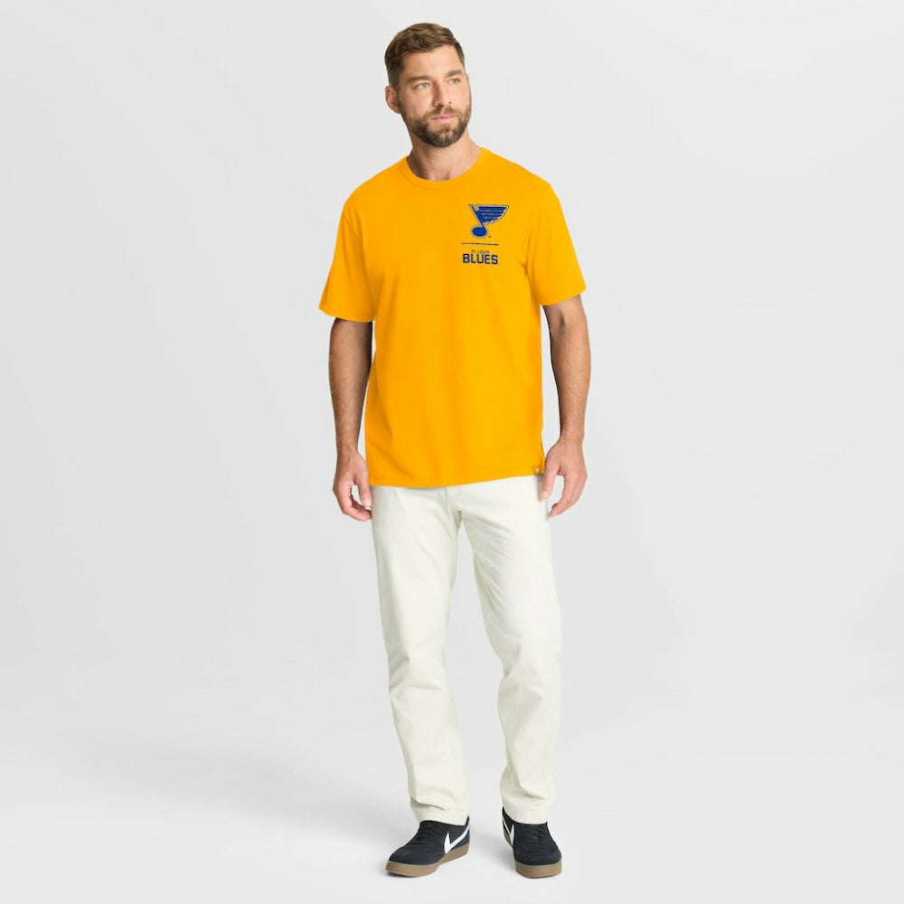 St. Louis Blues Fanatics Crash The Net Legacy T-Shirt - Gold | US 202757006