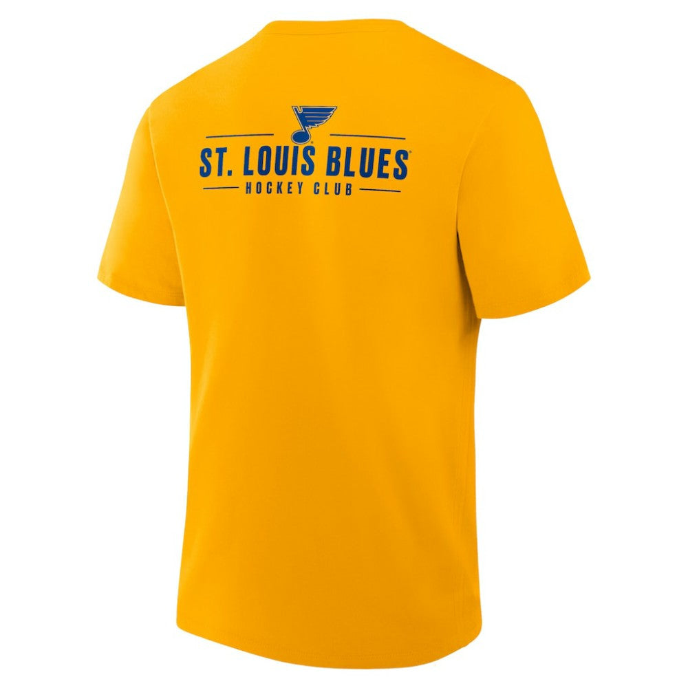 St. Louis Blues Fanatics Crash The Net Legacy T-Shirt - Gold | US 202757006