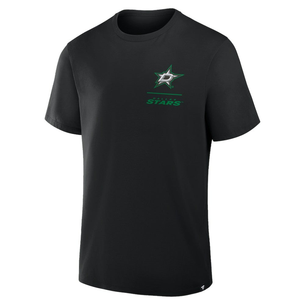 Dallas Stars Fanatics Crash The Net Legacy T-Shirt - Black | US 202757008