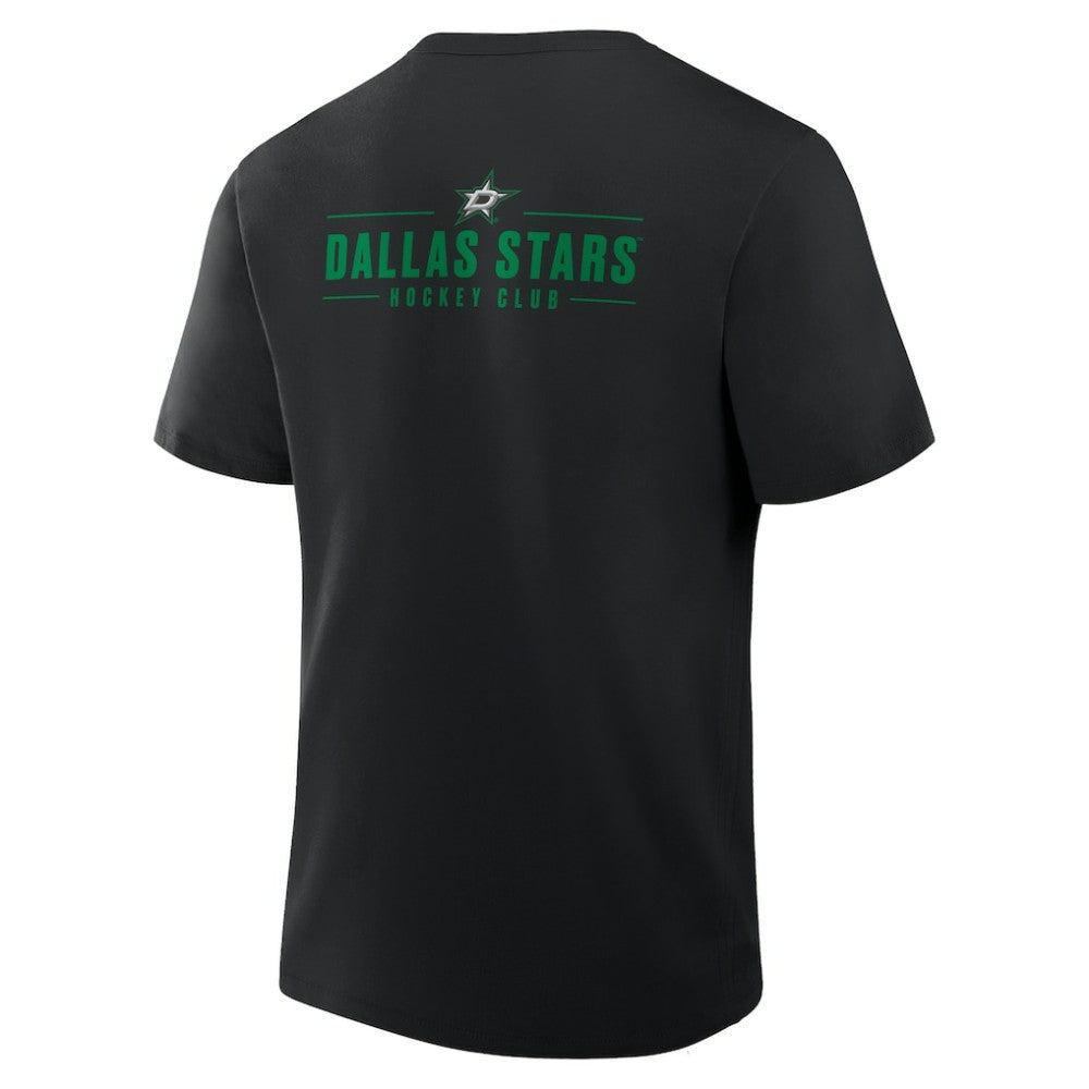Dallas Stars Fanatics Crash The Net Legacy T-Shirt - Black | US 202757008