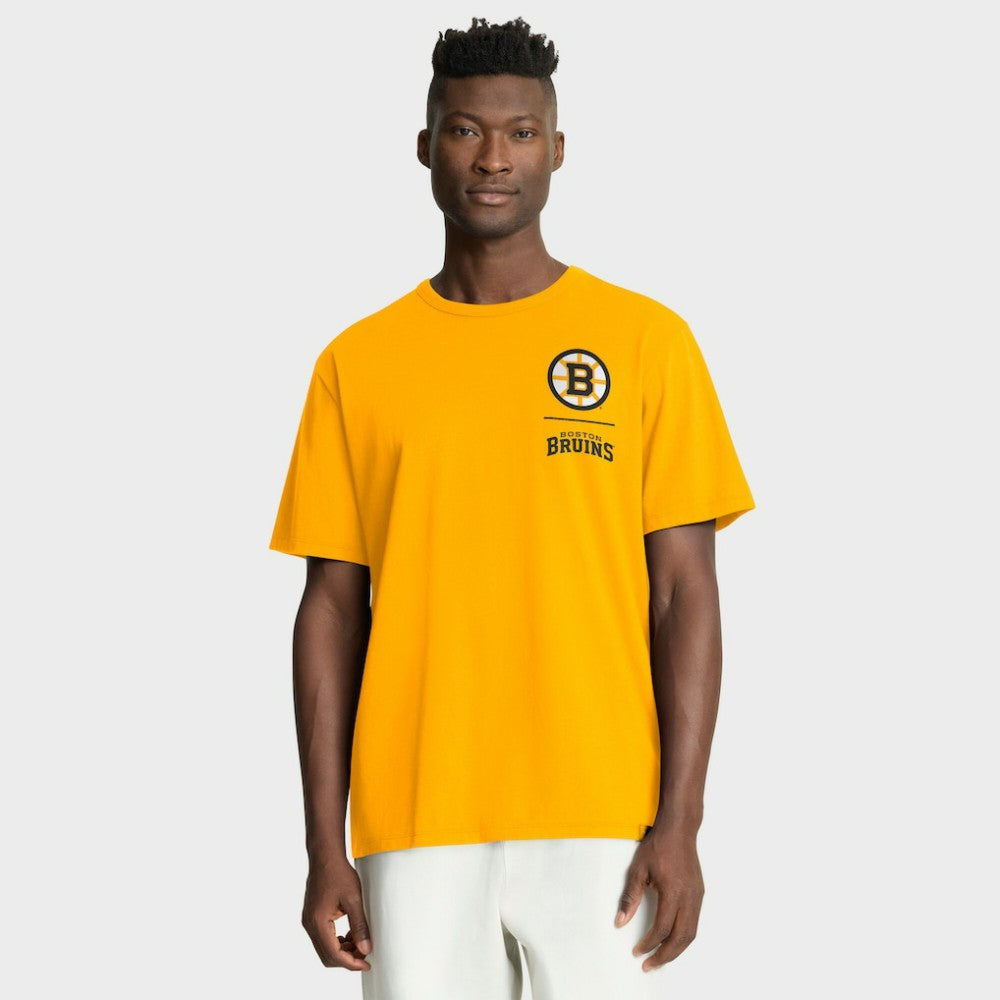 Boston Bruins Fanatics Crash The Net Legacy T-Shirt - Gold | US 202757009