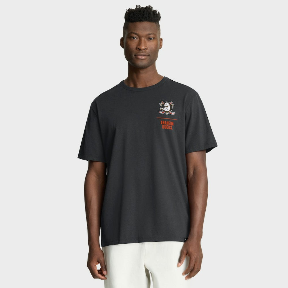 Anaheim Ducks Fanatics Crash The Net Legacy T-Shirt - Black | US 202757013