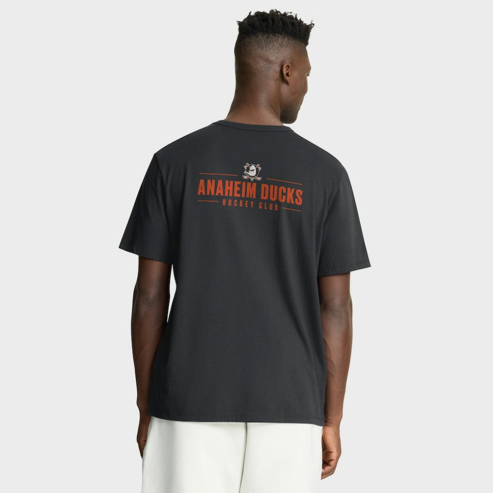 Anaheim Ducks Fanatics Crash The Net Legacy T-Shirt - Black | US 202757013