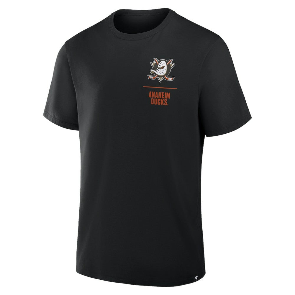 Anaheim Ducks Fanatics Crash The Net Legacy T-Shirt - Black | US 202757013