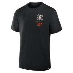Anaheim Ducks Fanatics Crash The Net Legacy T-Shirt - Black | US 202757013