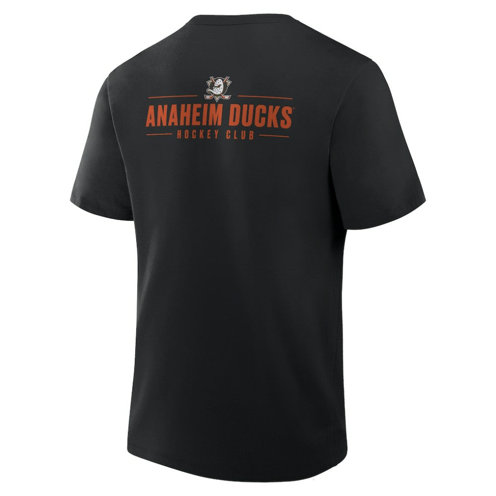 Anaheim Ducks Fanatics Crash The Net Legacy T-Shirt - Black | US 202757013