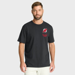 New Jersey Devils Fanatics Crash The Net Legacy T-Shirt - Black | US 202757015