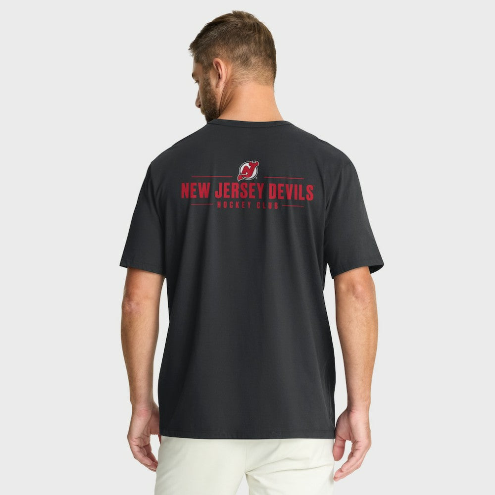 New Jersey Devils Fanatics Crash The Net Legacy T-Shirt - Black | US 202757015