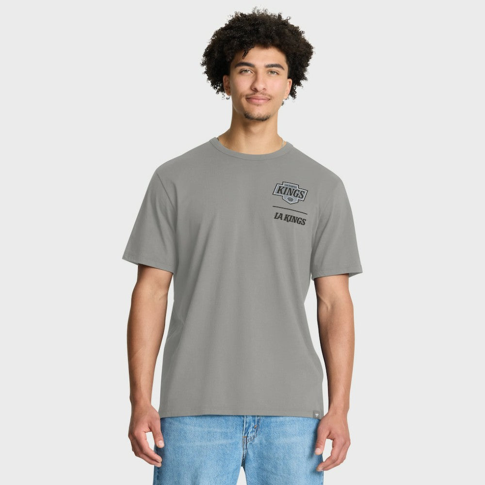 Los Angeles Kings Fanatics Crash The Net Legacy T-Shirt - Gray | US 202757017