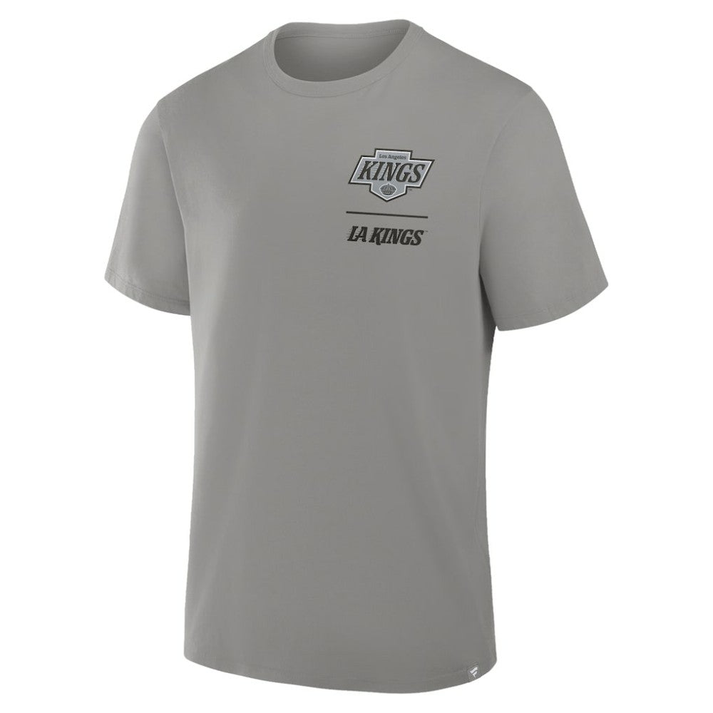 Los Angeles Kings Fanatics Crash The Net Legacy T-Shirt - Gray | US 202757017