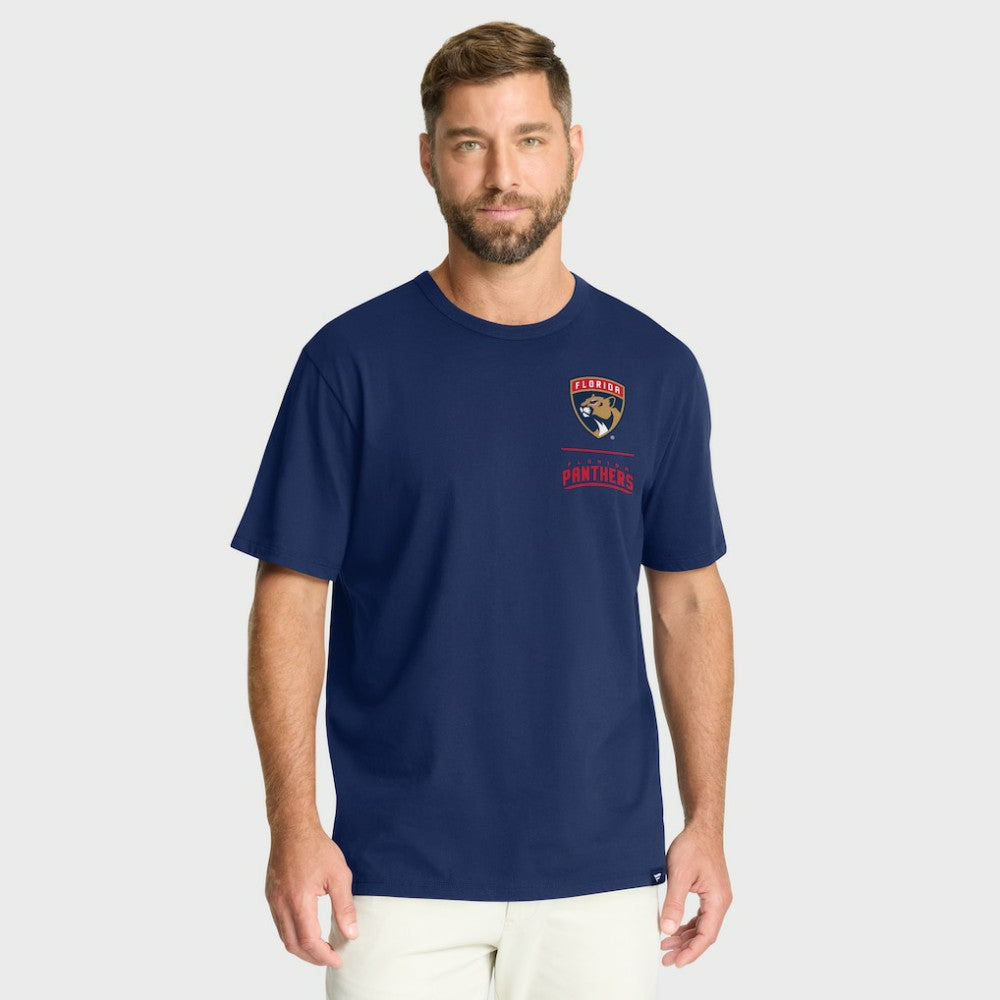 Florida Panthers Fanatics Crash The Net Legacy T-Shirt - Navy | US 202757018