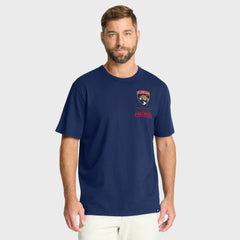 Florida Panthers Fanatics Crash The Net Legacy T-Shirt - Navy | US 202757018