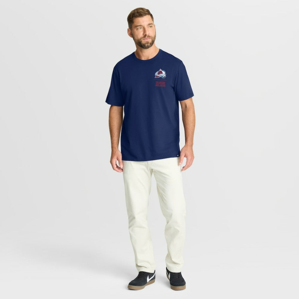 Colorado Avalanche Fanatics Crash The Net Legacy T-Shirt - Navy | US 202757019