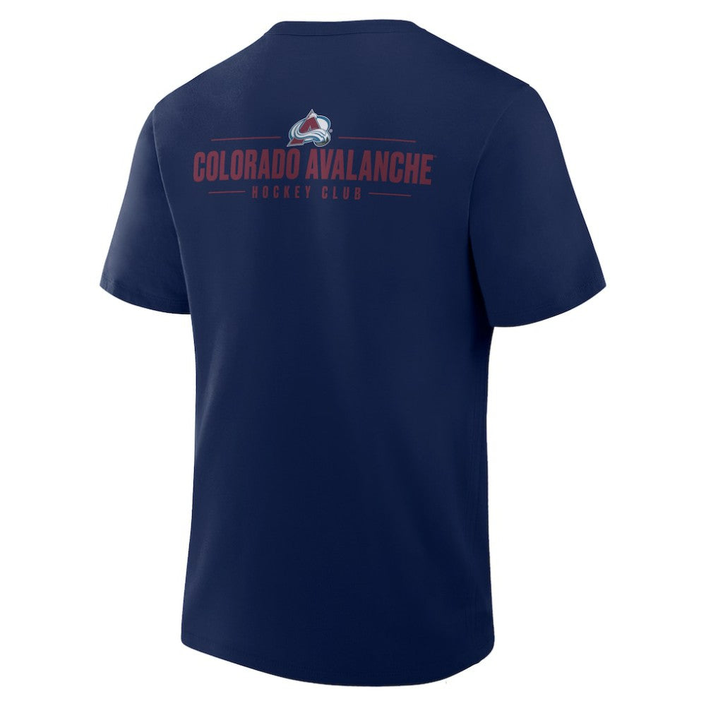 Colorado Avalanche Fanatics Crash The Net Legacy T-Shirt - Navy | US 202757019