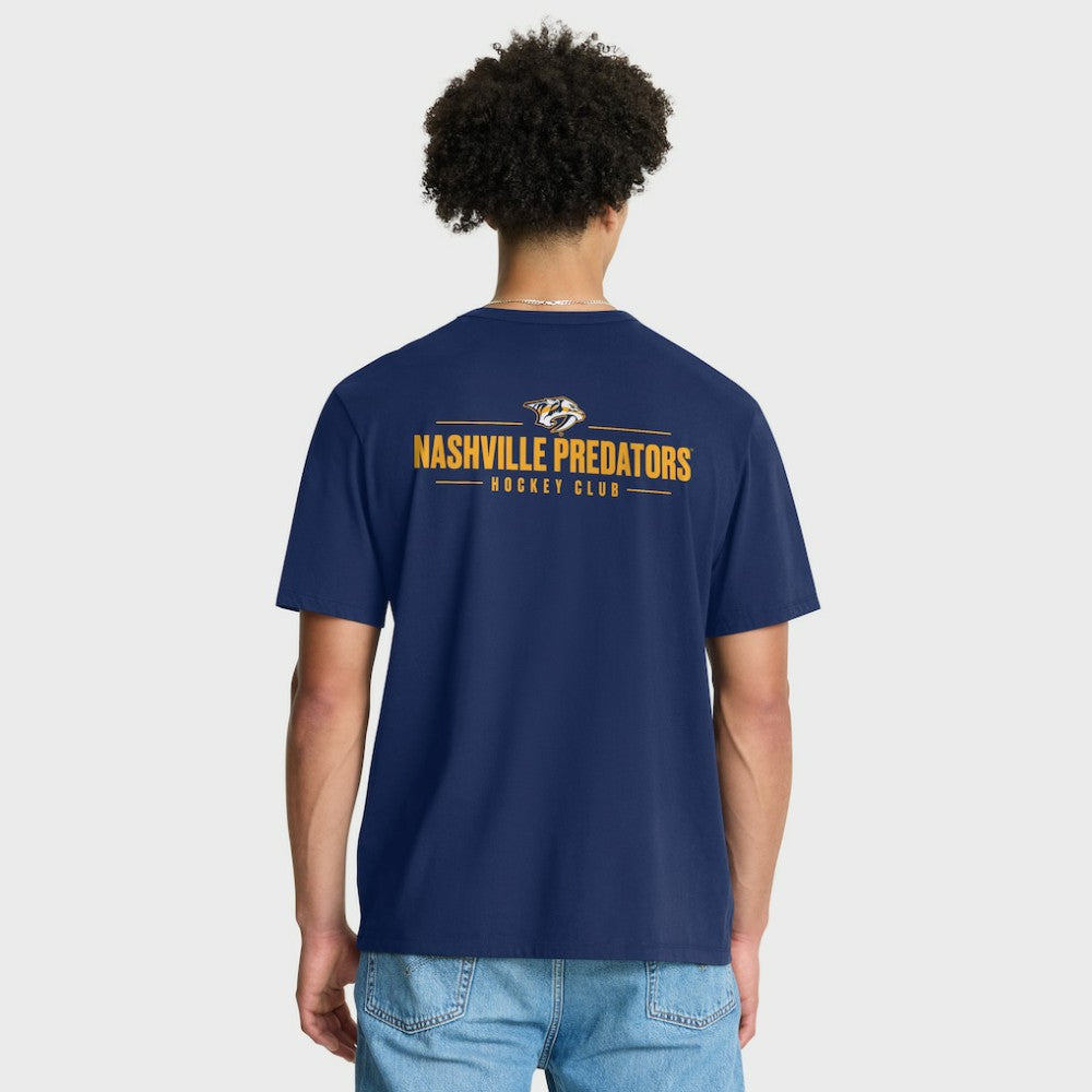 Nashville Predators Fanatics Crash The Net Legacy T-Shirt - Navy | US 202757021