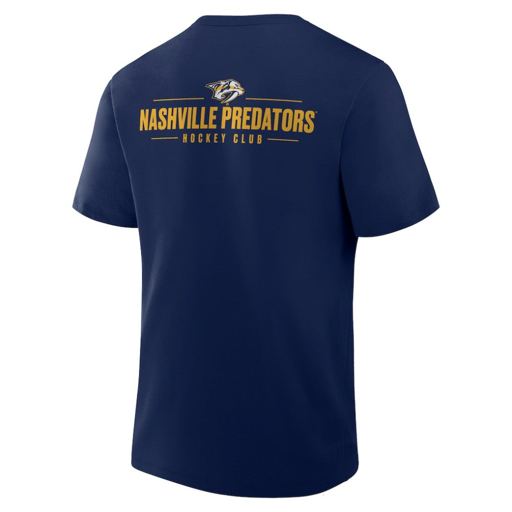 Nashville Predators Fanatics Crash The Net Legacy T-Shirt - Navy | US 202757021
