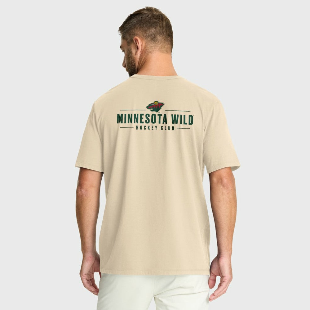 Minnesota Wild Fanatics Crash The Net Legacy T-Shirt - Natural | US 202757022