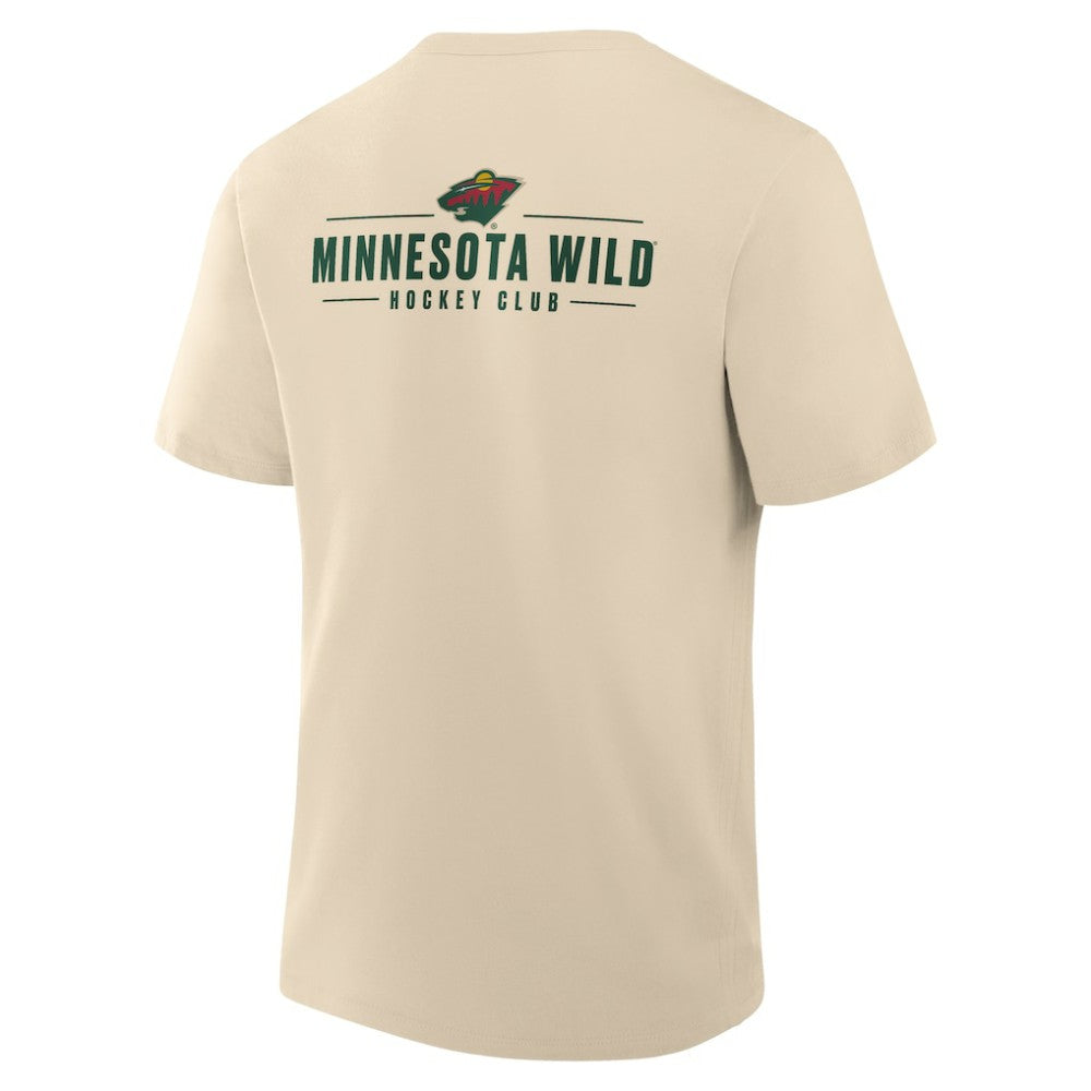 Minnesota Wild Fanatics Crash The Net Legacy T-Shirt - Natural | US 202757022