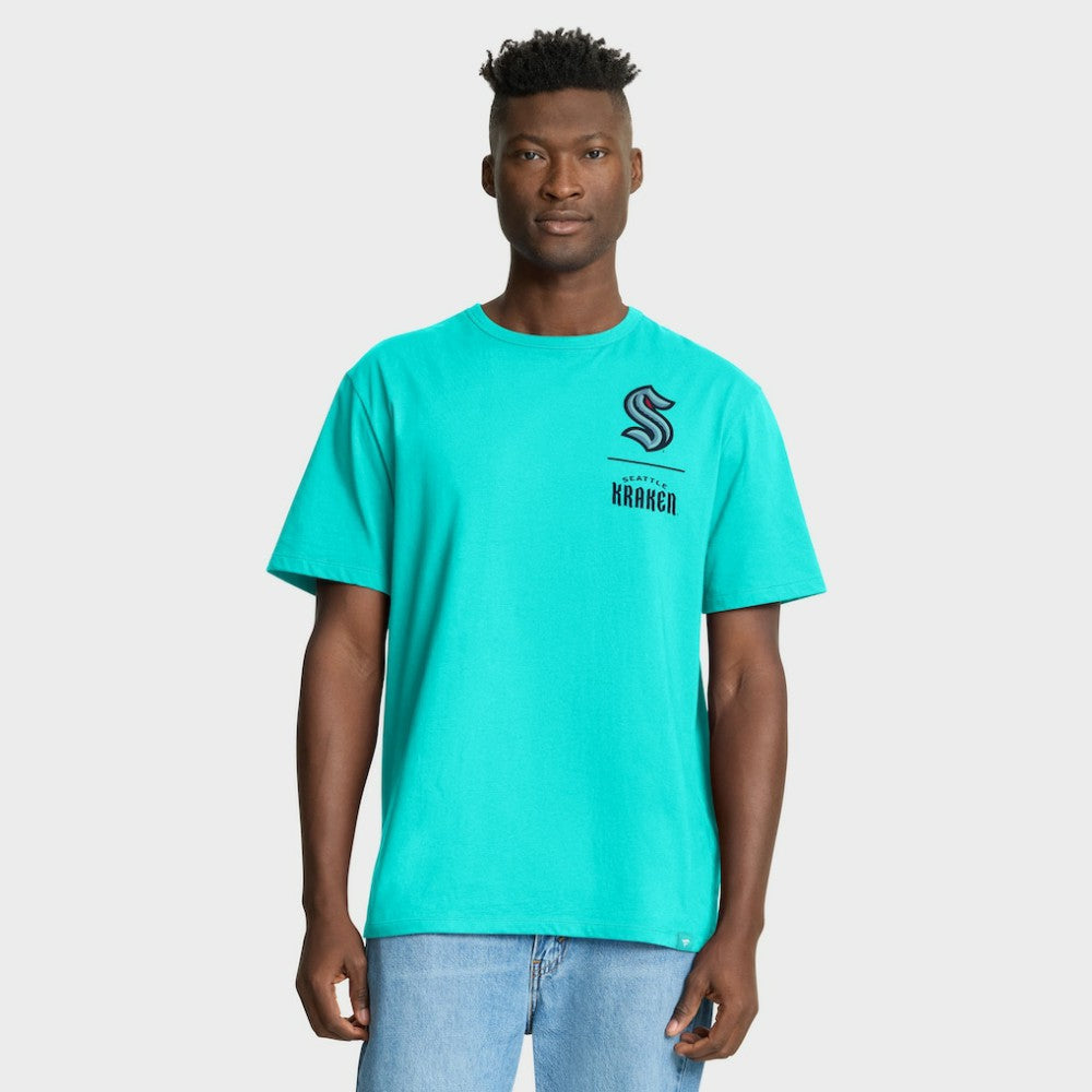 Seattle Kraken Fanatics Crash The Net Legacy T-Shirt - Light Blue | US 202757024