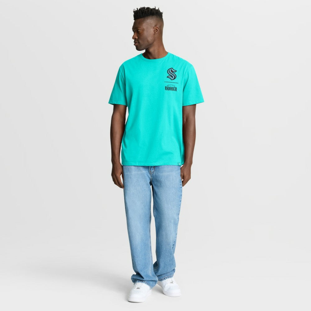 Seattle Kraken Fanatics Crash The Net Legacy T-Shirt - Light Blue | US 202757024