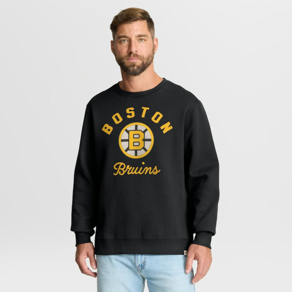 Boston Bruins Fanatics Vintage Stickler Sweatshirt - Black | US 202757026