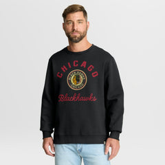 Chicago Blackhawks Fanatics Vintage Stickler Sweatshirt - Black | US 202757027