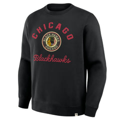 Chicago Blackhawks Fanatics Vintage Stickler Sweatshirt - Black | US 202757027