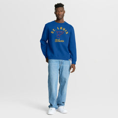 St. Louis Blues Fanatics Vintage Stickler Sweatshirt - Blue | US 202757038