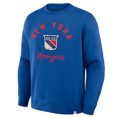 New York Rangers Fanatics Vintage Stickler Sweatshirt - Blue | US 202757039