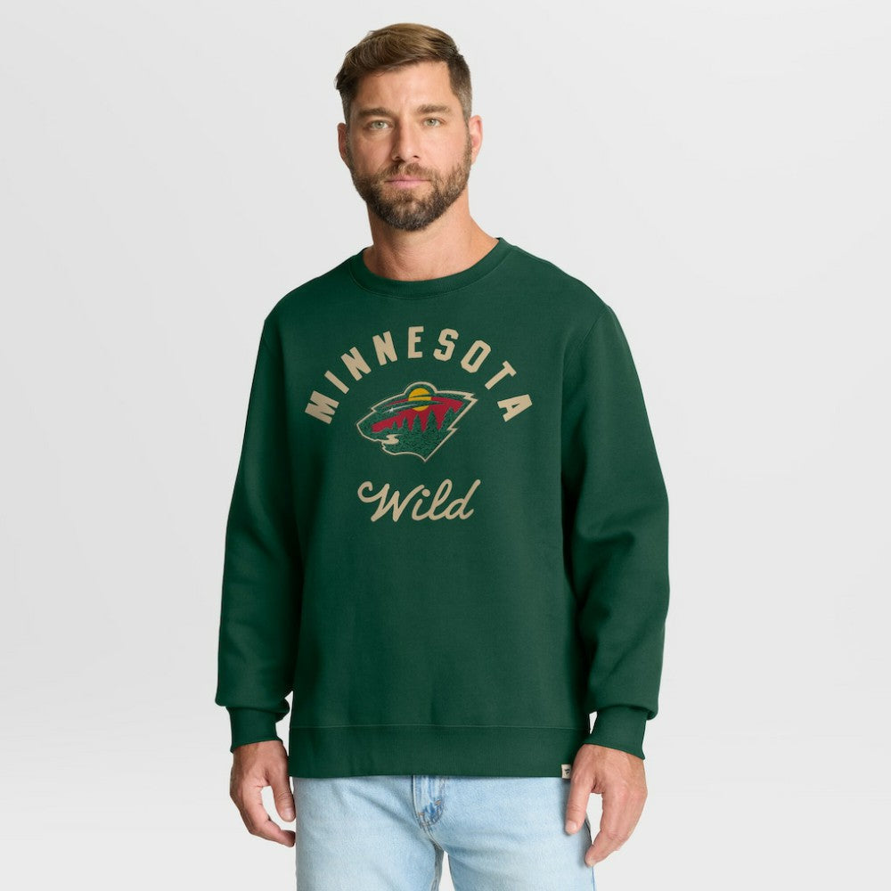 Minnesota Wild Fanatics  Stickler Sweatshirt - Green | US 202757048