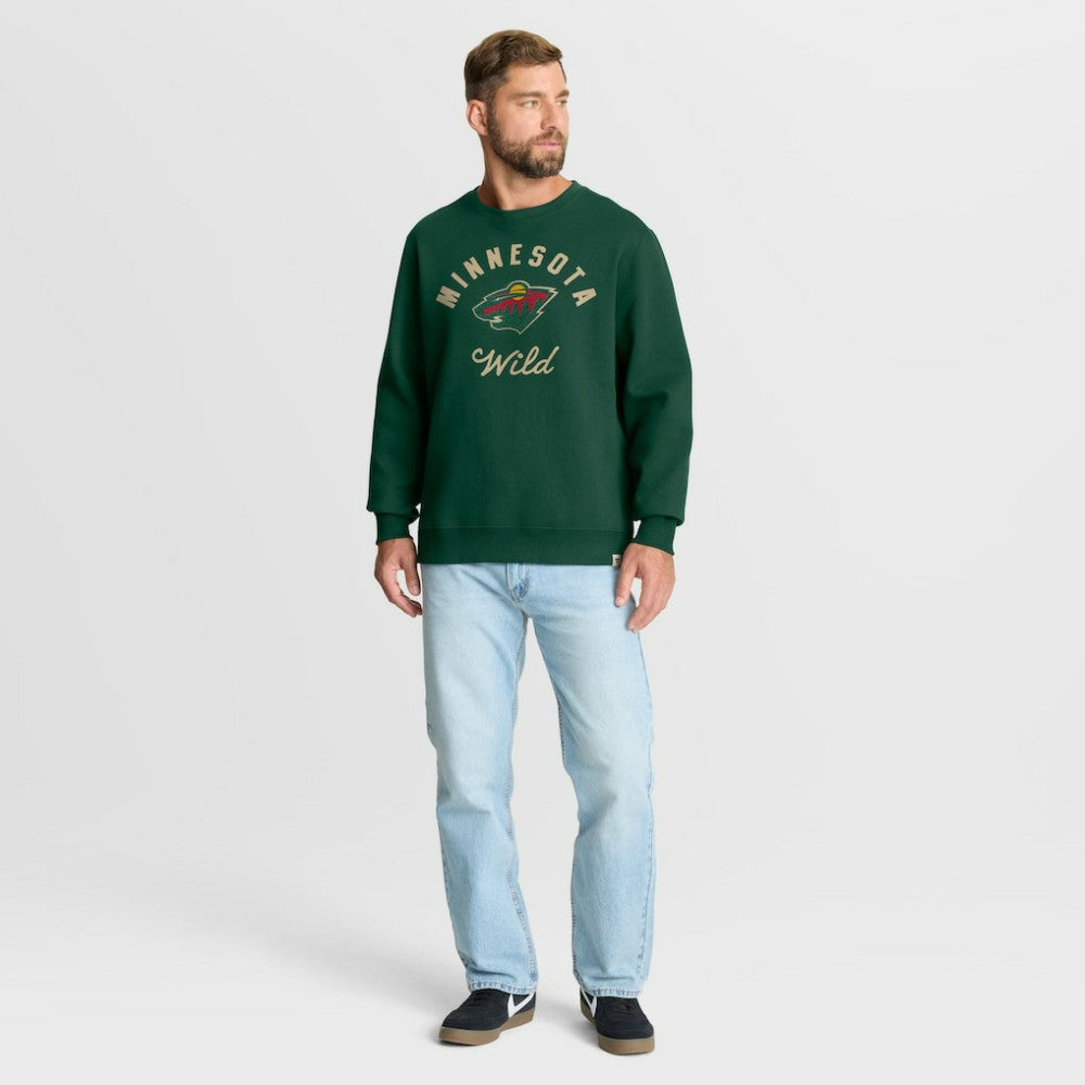 Minnesota Wild Fanatics  Stickler Sweatshirt - Green | US 202757048
