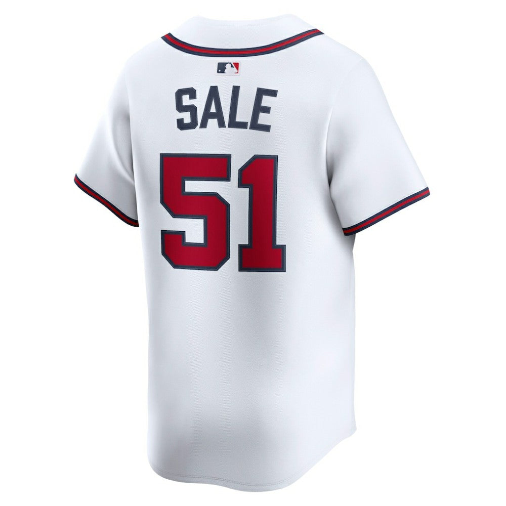 Chris Sale Atlanta Braves Nike Home Limited Player Jersey - White Jerseys