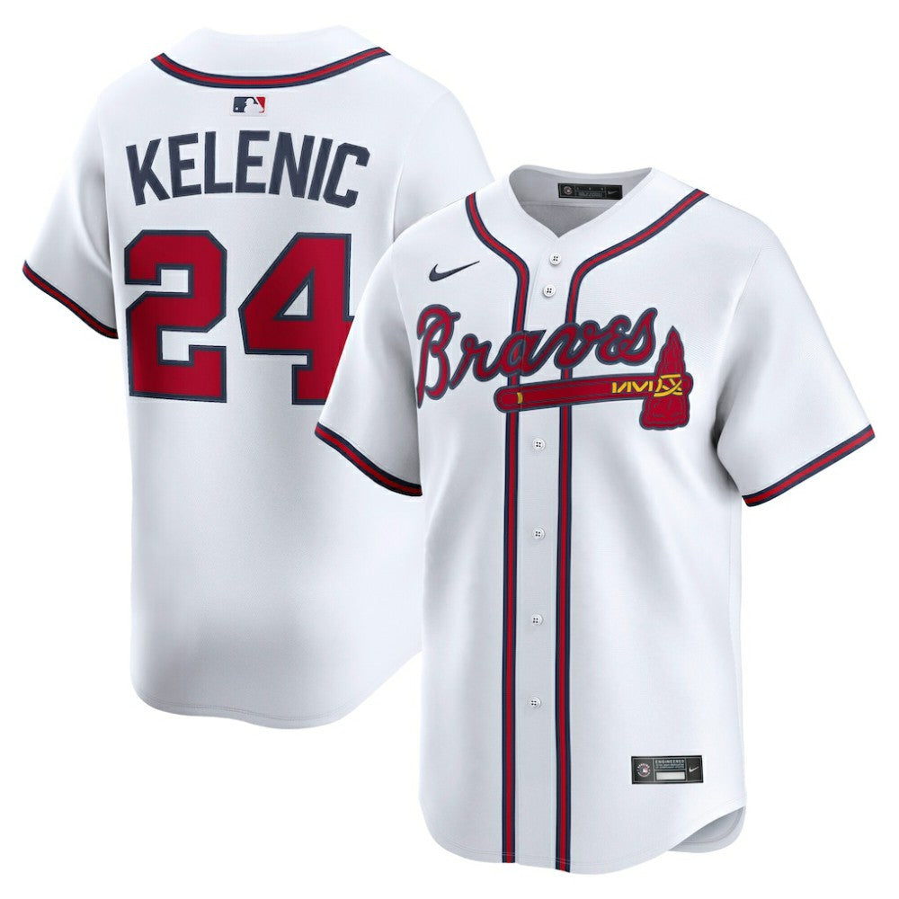 Jarred Kelenic Atlanta Braves Nike Home Limited Player Jersey - White Jerseys