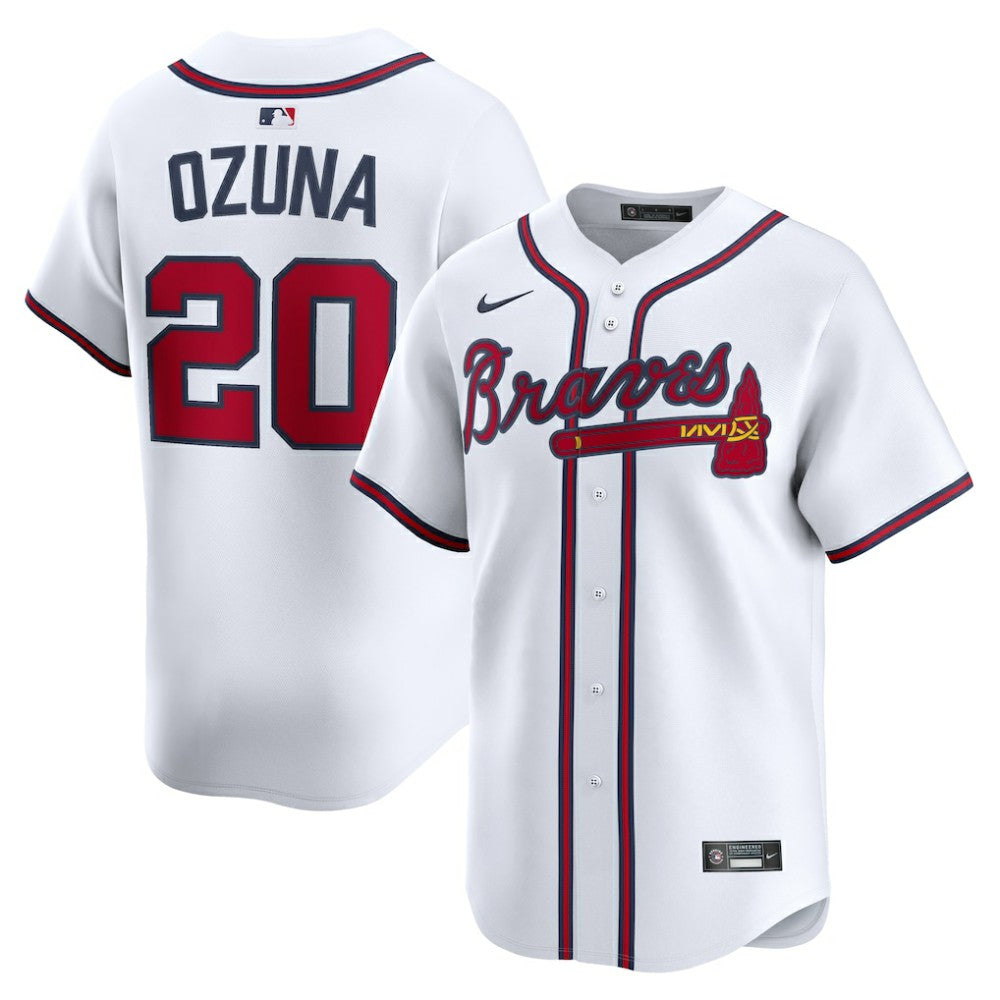 Marcell Ozuna Atlanta Braves Nike Home Limited Player Jersey - White Jerseys