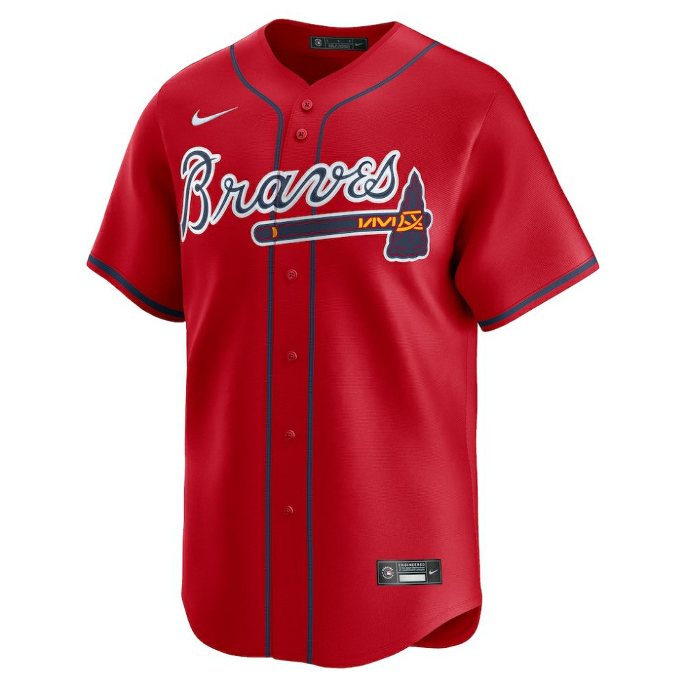 Austin Riley Atlanta Braves Nike Alternate Limited Player Jersey - Red Jerseys