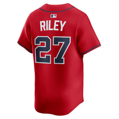 Austin Riley Atlanta Braves Nike Alternate Limited Player Jersey - Red Jerseys