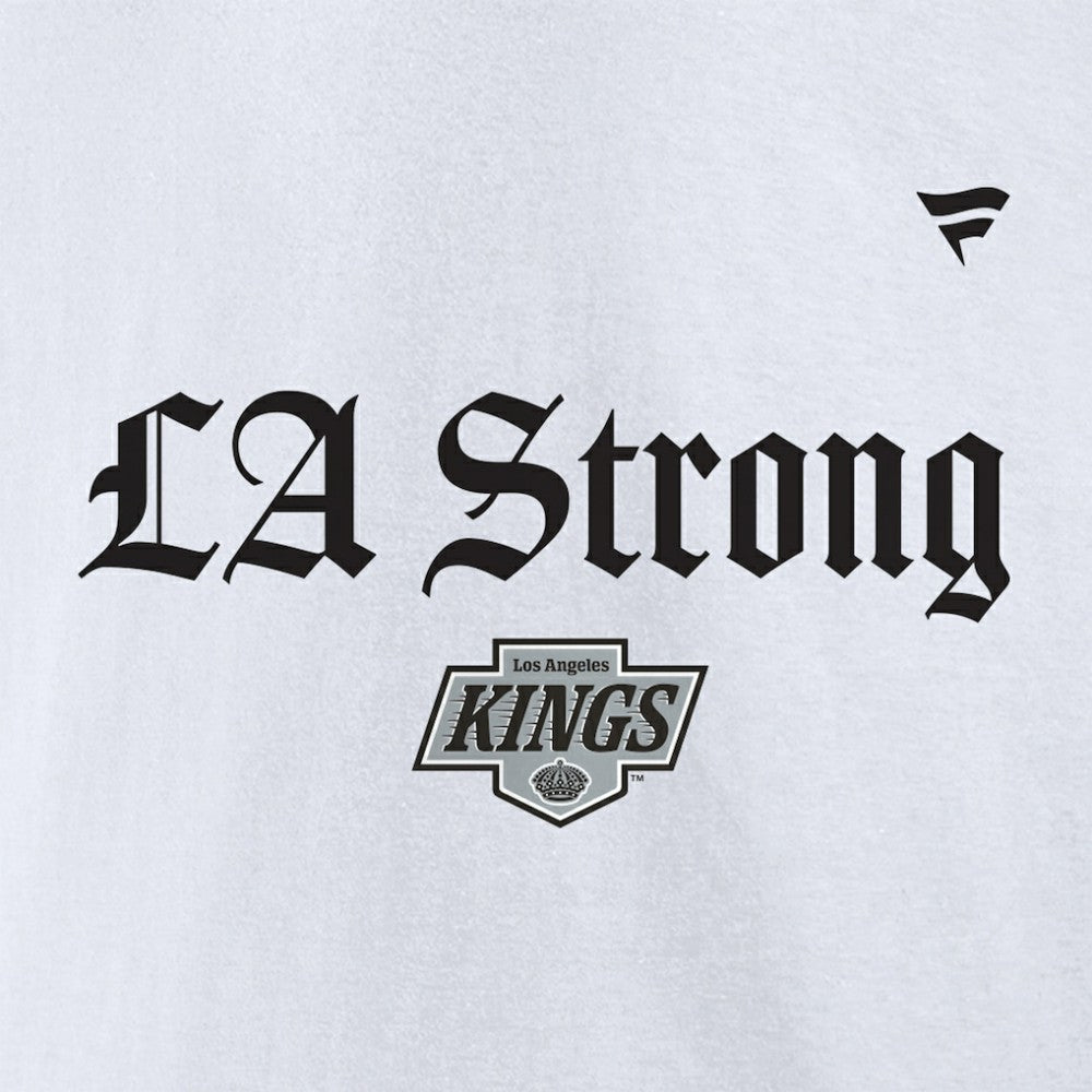 Los Angeles Kings Fanatics Unisex LA Strong Premium Fleece Pullover Hoodie - White | US 202757240