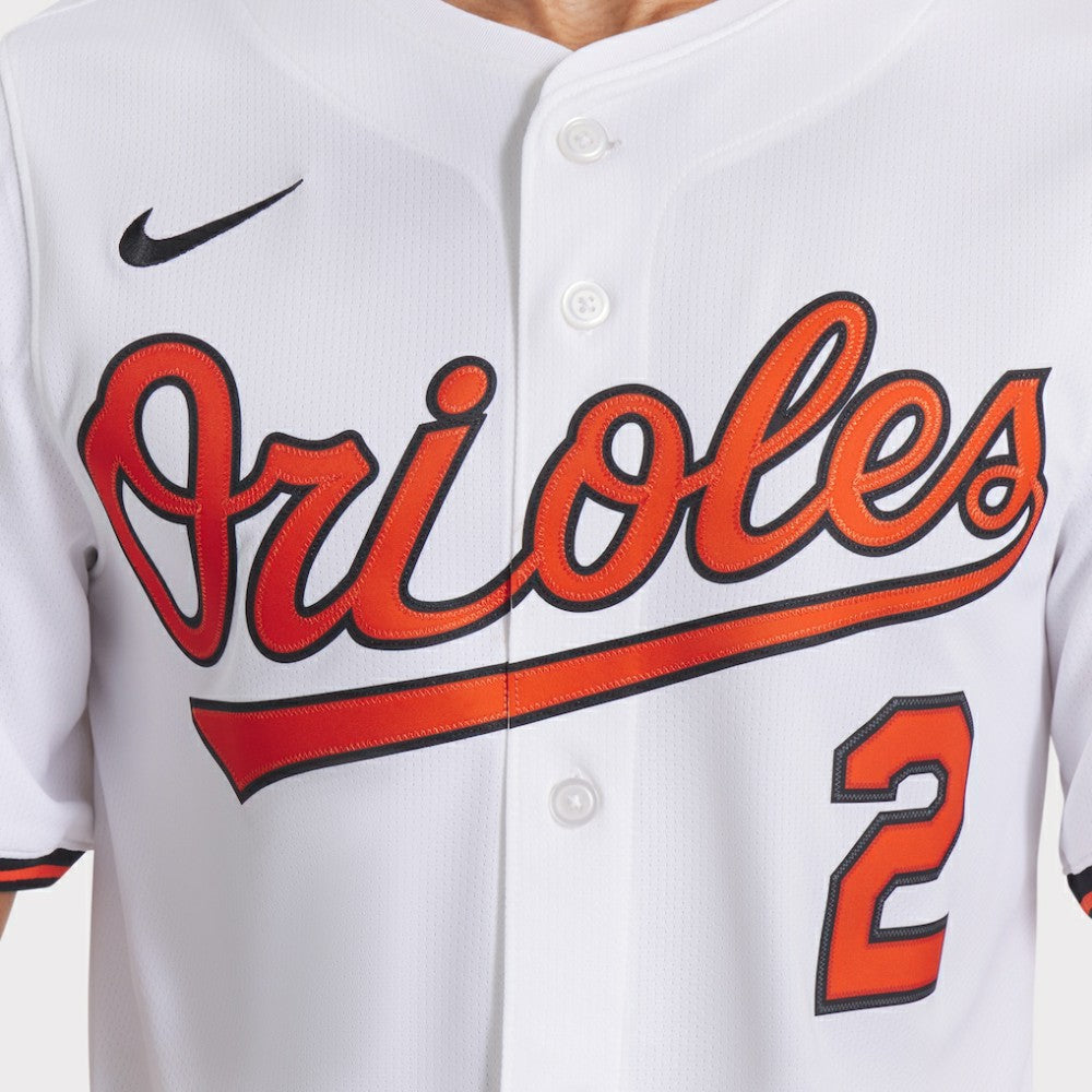 Gunnar Henderson Baltimore Orioles Nike Home Limited Player Jersey - White Jerseys