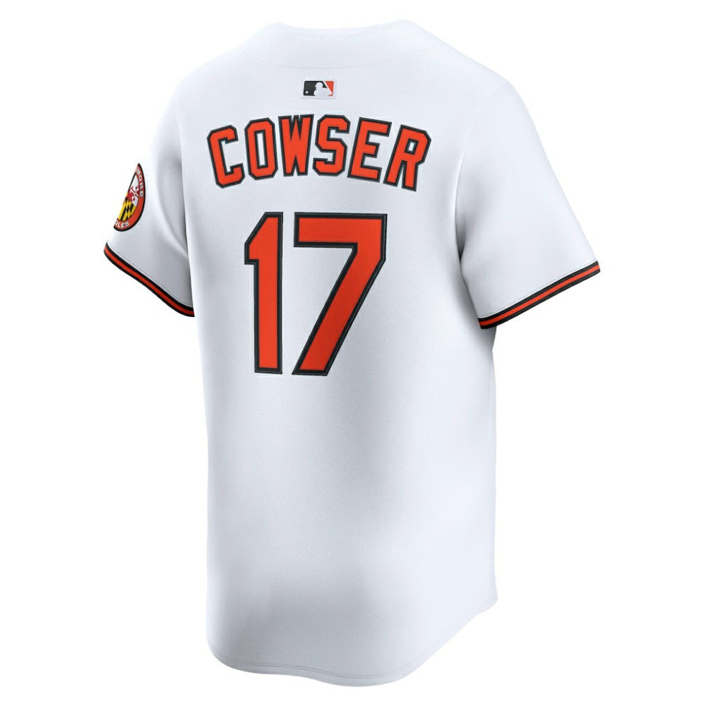 Colton Cowser Baltimore Orioles Nike Home Limited Player Jersey - White Jerseys