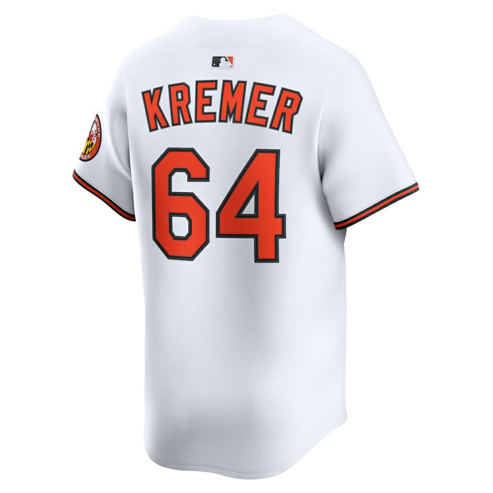 Dean Kremer Baltimore Orioles Nike Home Limited Player Jersey - White Jerseys