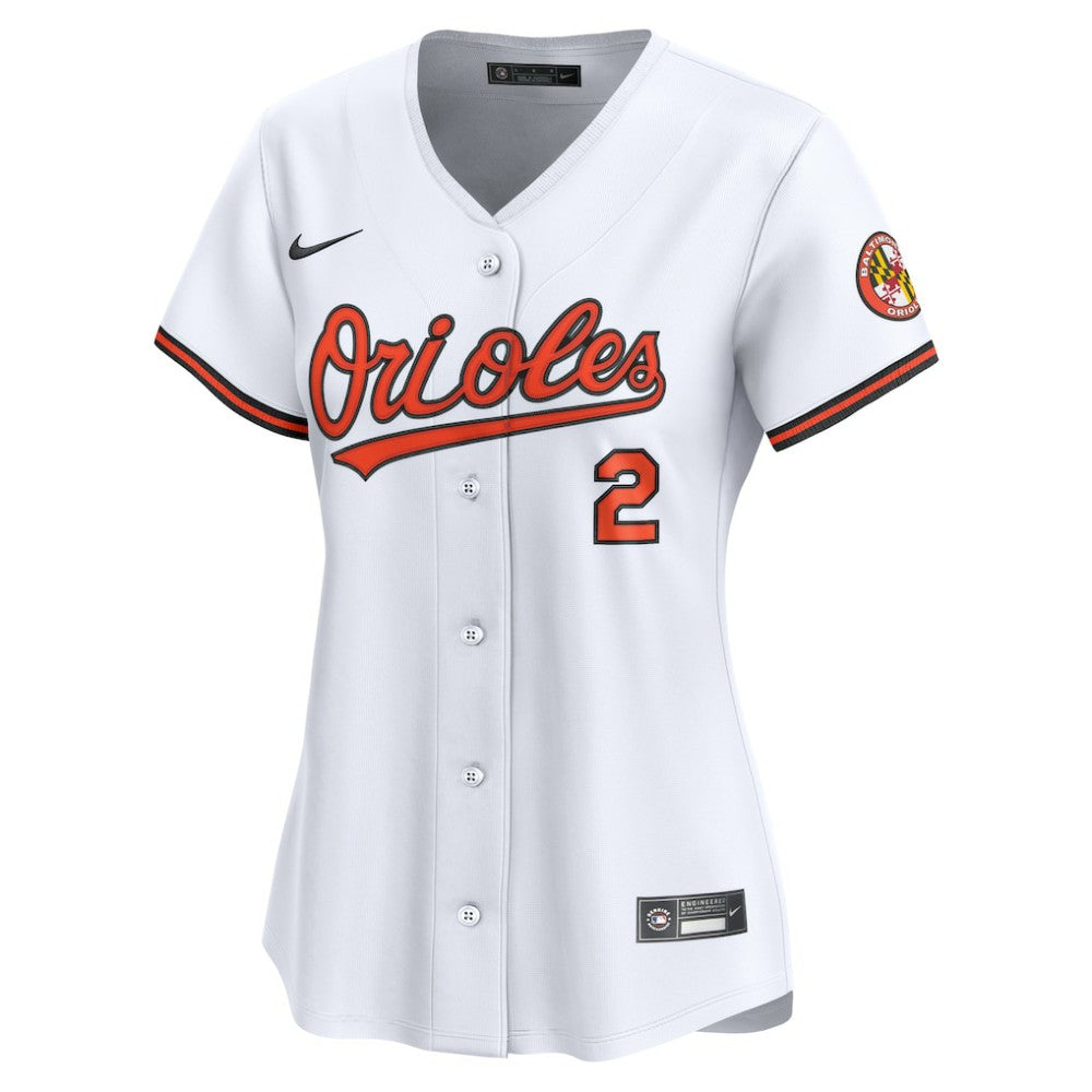 Gunnar Henderson Baltimore Orioles Nike Women's Home Limited Player Jersey - White Jerseys