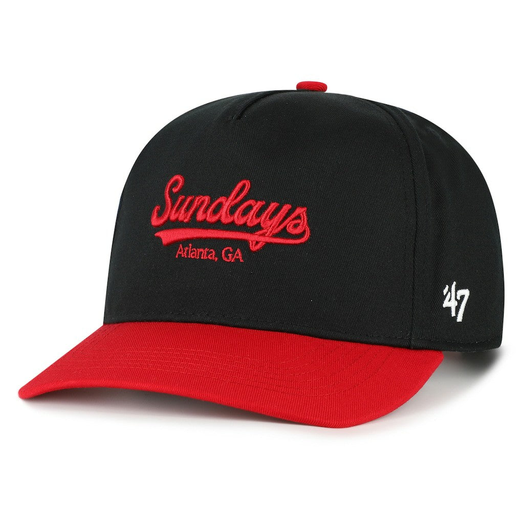 Atlanta Falcons '47 Sundays Sure Shot Hitch Two-Tone Adjustable Hat - Black/Red Hats