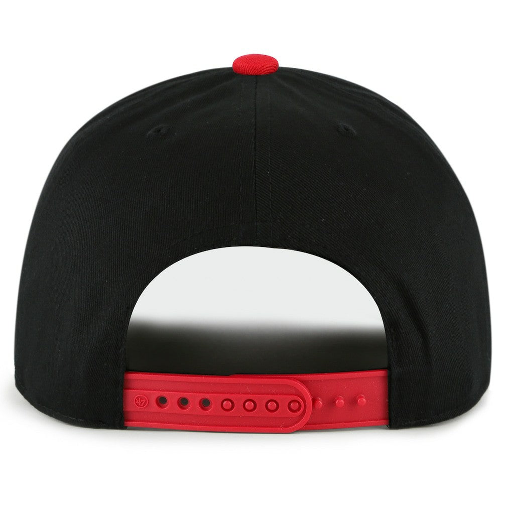 Atlanta Falcons '47 Sundays Sure Shot Hitch Two-Tone Adjustable Hat - Black/Red Hats