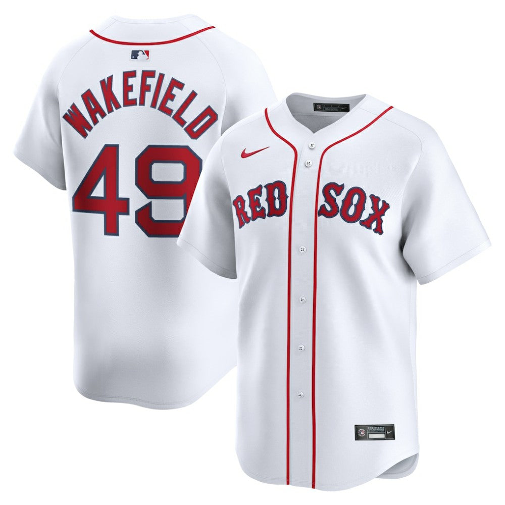 Tim Wakefield Boston Red Sox Nike Home Limited Player Jersey - White Jerseys