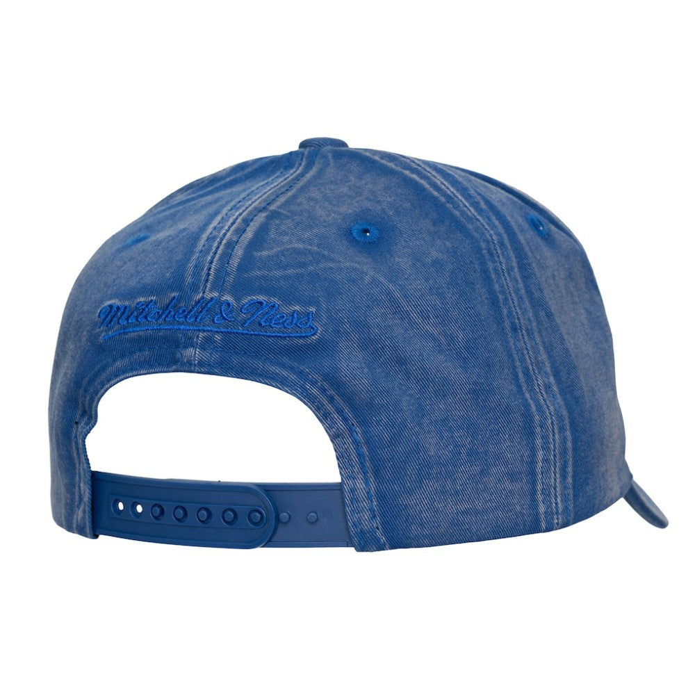 New York Rangers Mitchell & Ness Downtown Snow Wash Pro-Crown Adjustable Hat - Blue | US 202757456