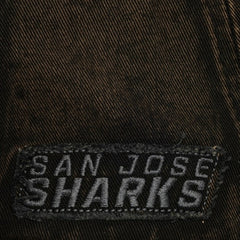 San Jose Sharks Mitchell & Ness Downtown Snow Wash Pro-Crown Adjustable Hat - Black | US 202757459