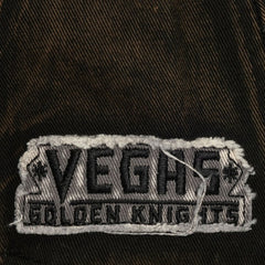 Vegas Golden Knights Mitchell & Ness Downtown Snow Wash Pro-Crown Adjustable Hat - Black | US 202757461
